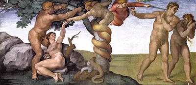 The Fall of Man by Michelangelo